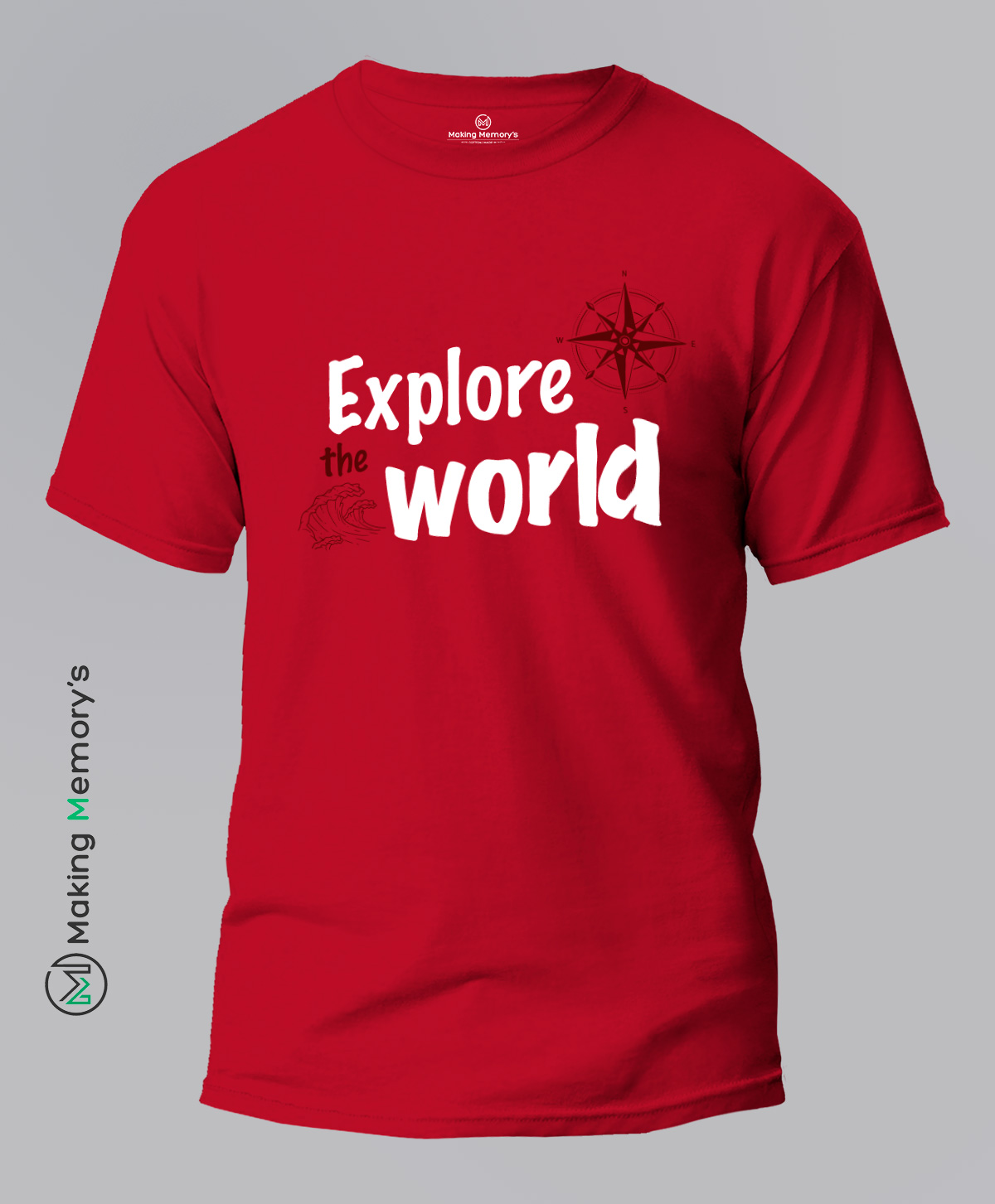 Explore-The-World-Red-T-Shirt