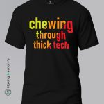 Chewing-Through-Thick-Tech-Blue-T-Shirt