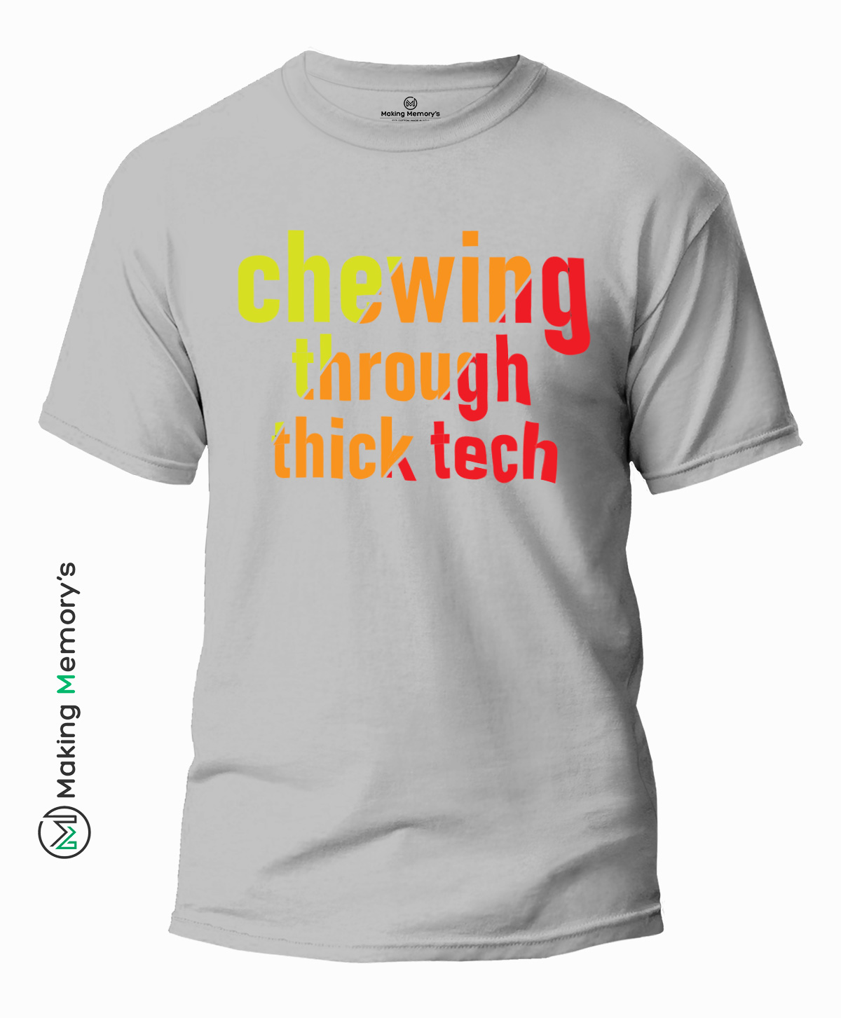 Chewing-Through-Thick-Tech-Gray-T-Shirt