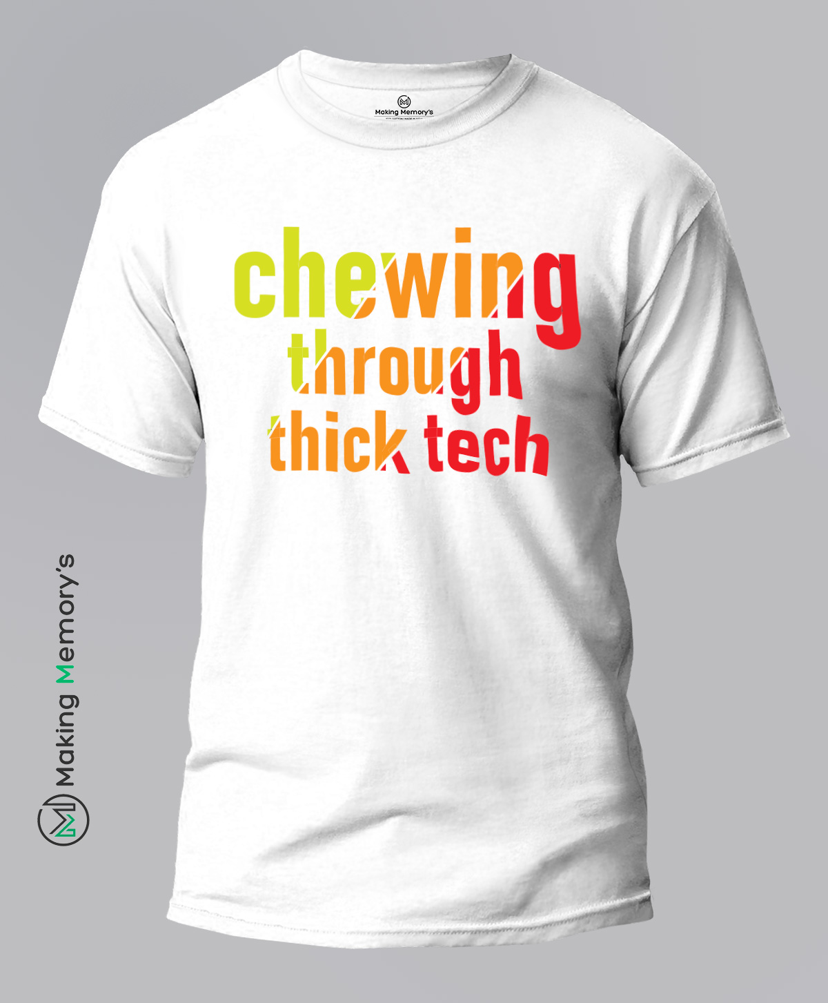 Chewing-Through-Thick-Tech-White-T-Shirt