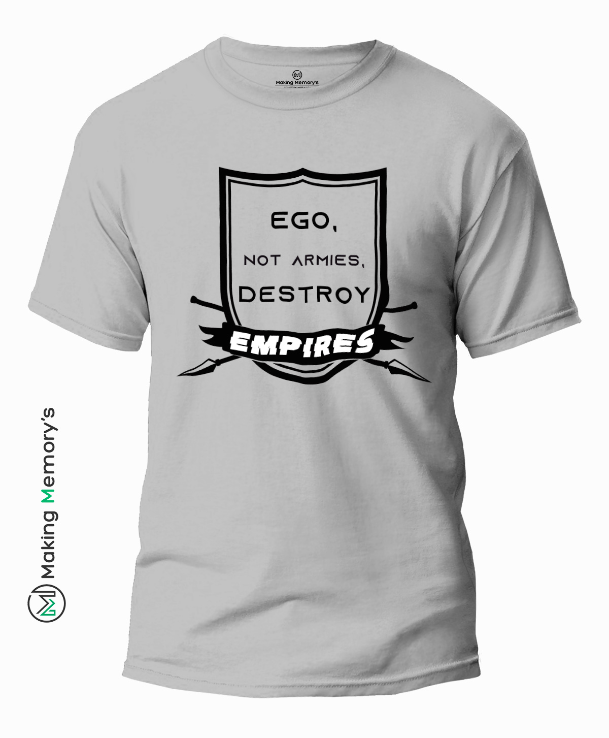 Ego,-Not-Armies,-Destroy-Empires-Gray-T-Shirt