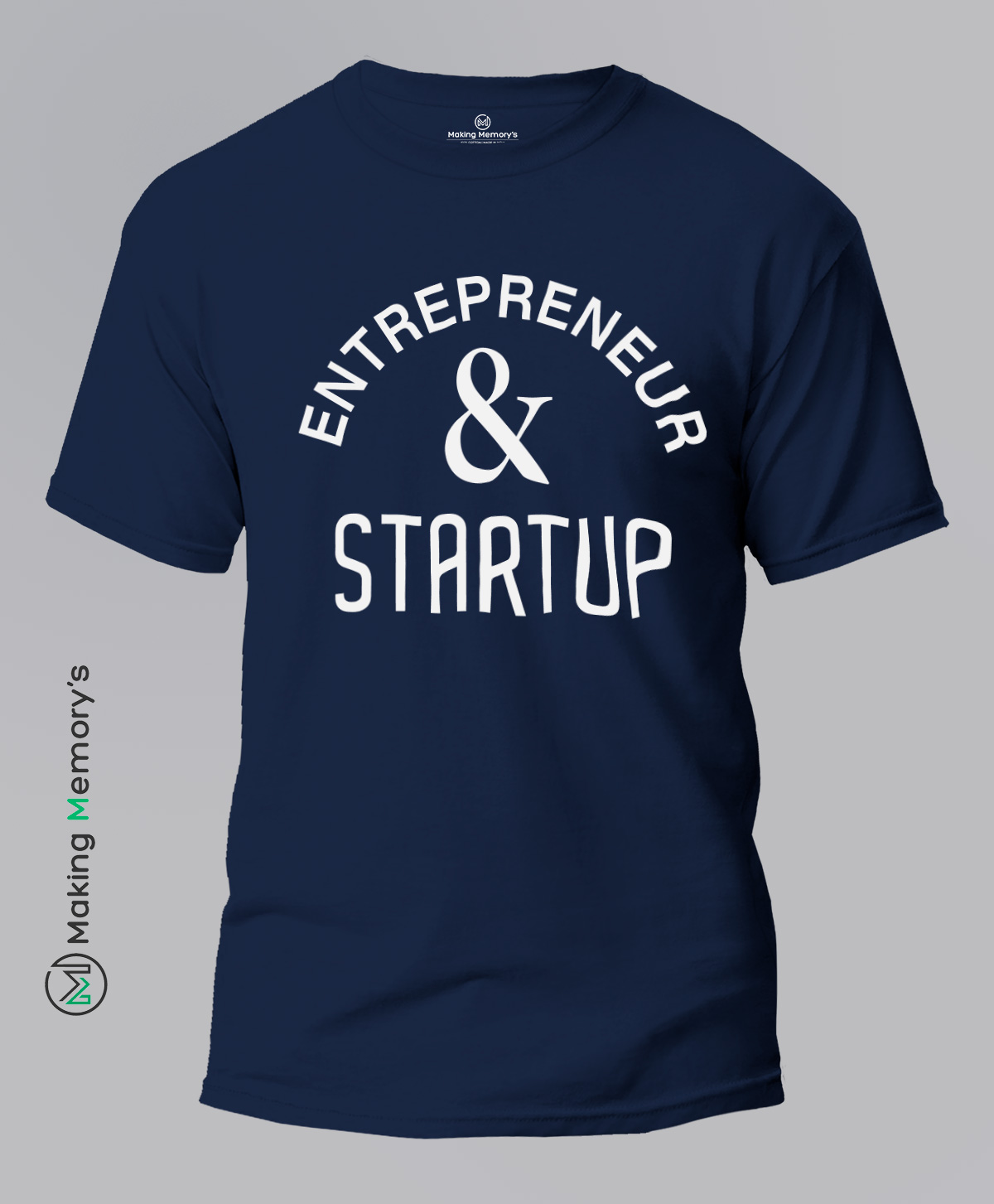 Entrepreneur-And-Startup-Blue-T-Shirt