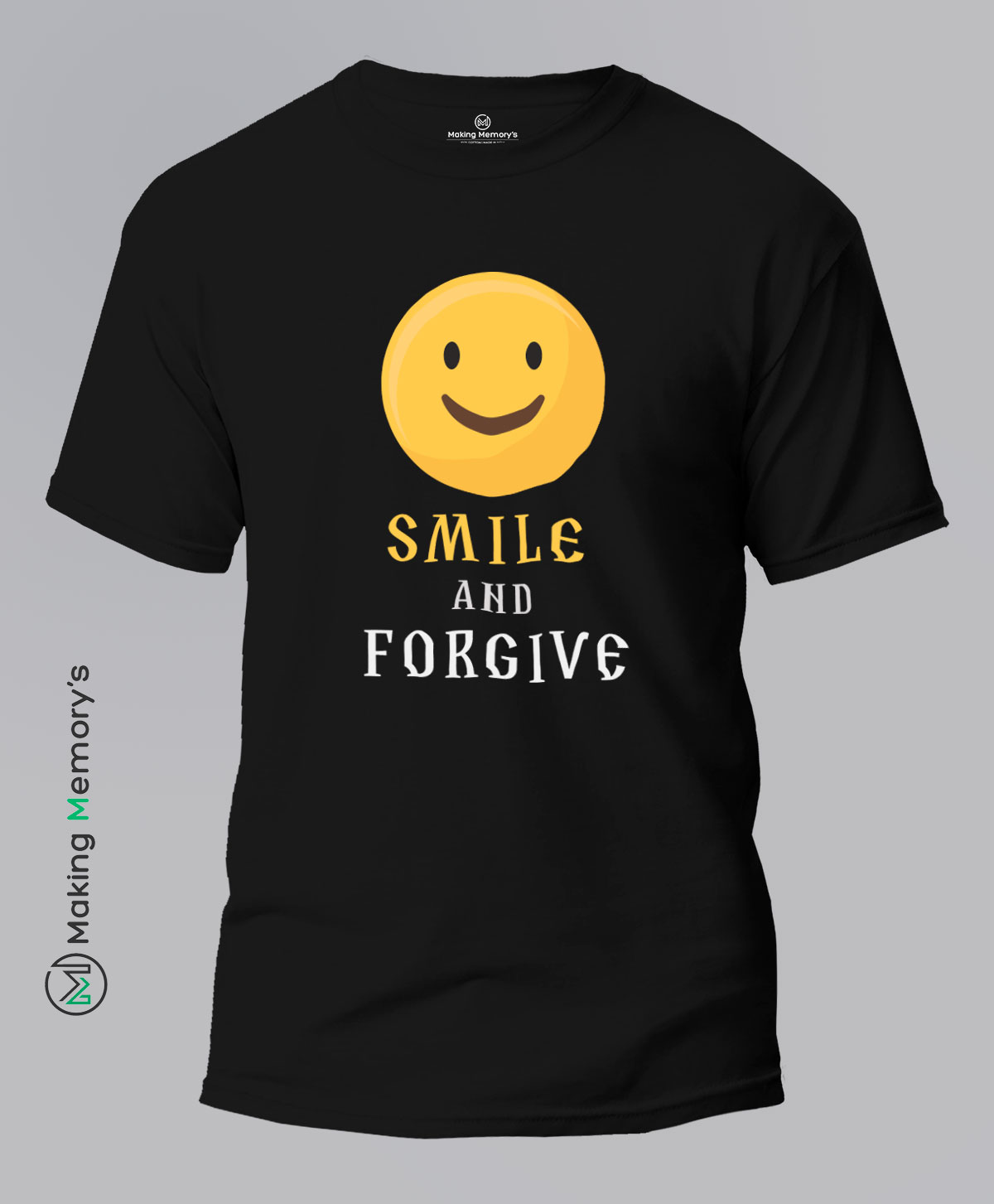 Smile-and-Forgive-Black-T-Shirt