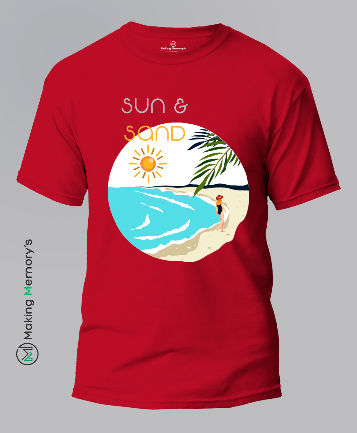 Sun-and-Sand-Red-T-Shirt