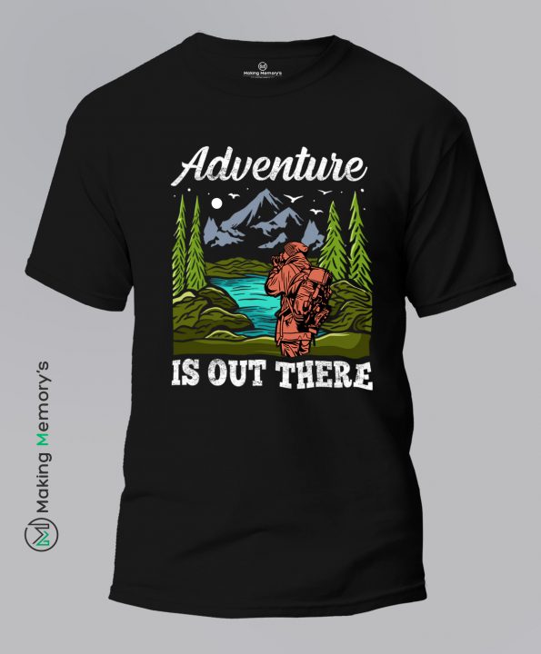 Adventure-Is-Out-There-Black-T-Shirt – Making Memory’s