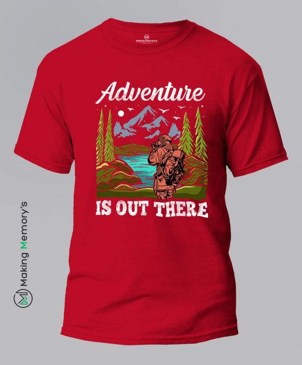 Adventure-Is-Out-There-Red-T-Shirt – Making Memory’s
