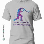 Cricket-Was-My-Reason-For-Living-White-T-Shirt