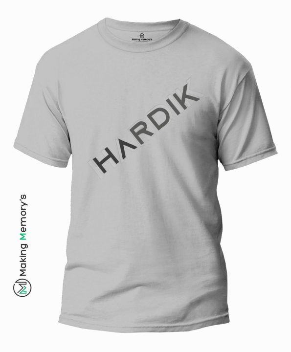 Hardik-Cricket-Gray-T-Shirt-Making Memory’s