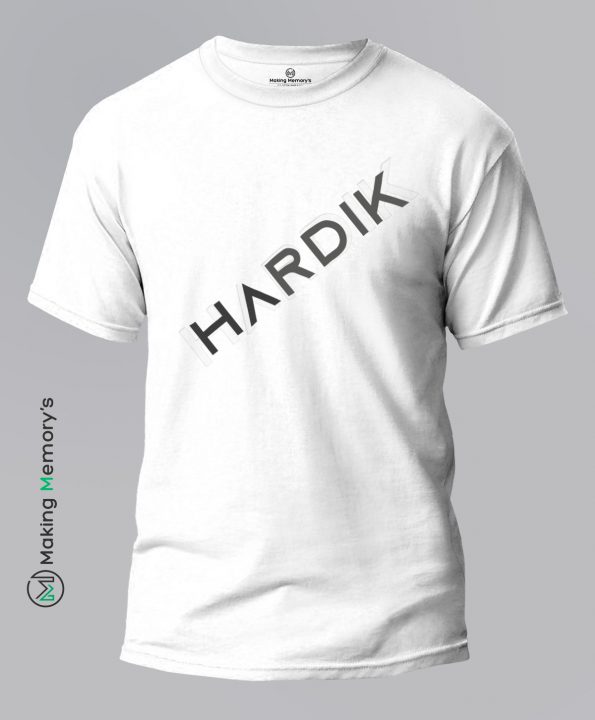 Hardik-Cricket-White-T-Shirt-Making Memory’s