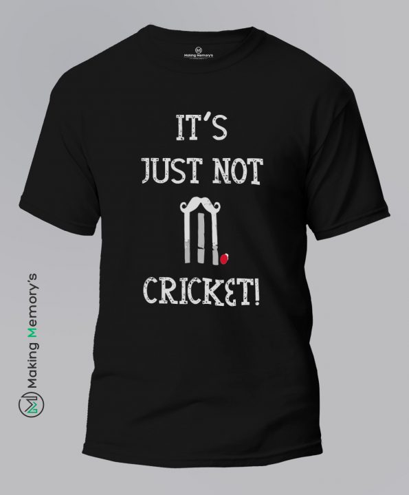 It’s-Just-Not-Cricket-Black-T-Shirt