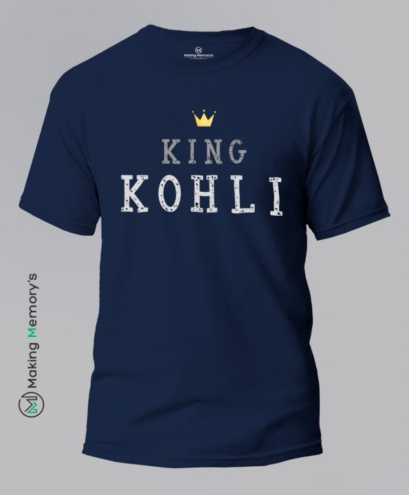 King-Kohli-IPL-Blue-T-Shirt-Making Memory’s
