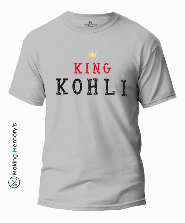 King-Kohli-IPL-Gray-T-Shirt-Making Memory’s