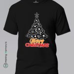 Merry-Christmas-Black-T-Shirt-Making Memory's