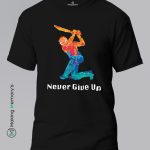 Never-Give-Up-Cricket-White-T-Shirt