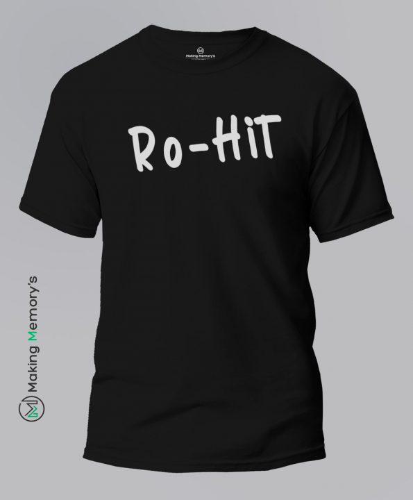 Ro-Hit-IPL-Black-T-Shirt-Making Memory’s