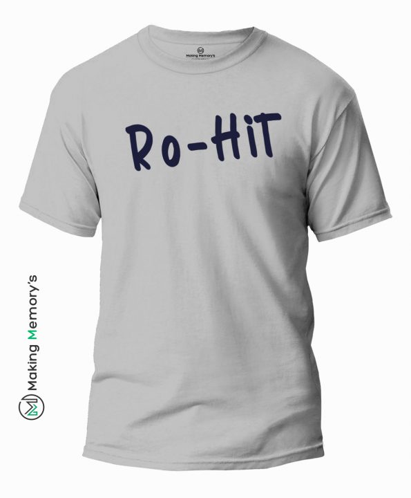 Ro-Hit-IPL-Gray-T-Shirt-Making Memory’s