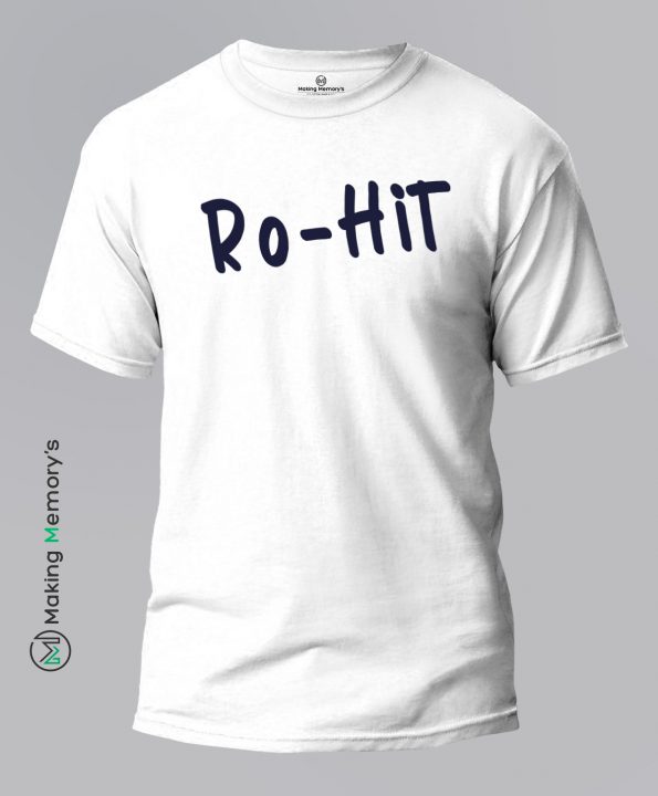 Ro-Hit-IPL-White-T-Shirt-Making Memory’s