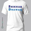 Shikhar-Dhawan-IPL-White-T-Shirt-Making Memory's