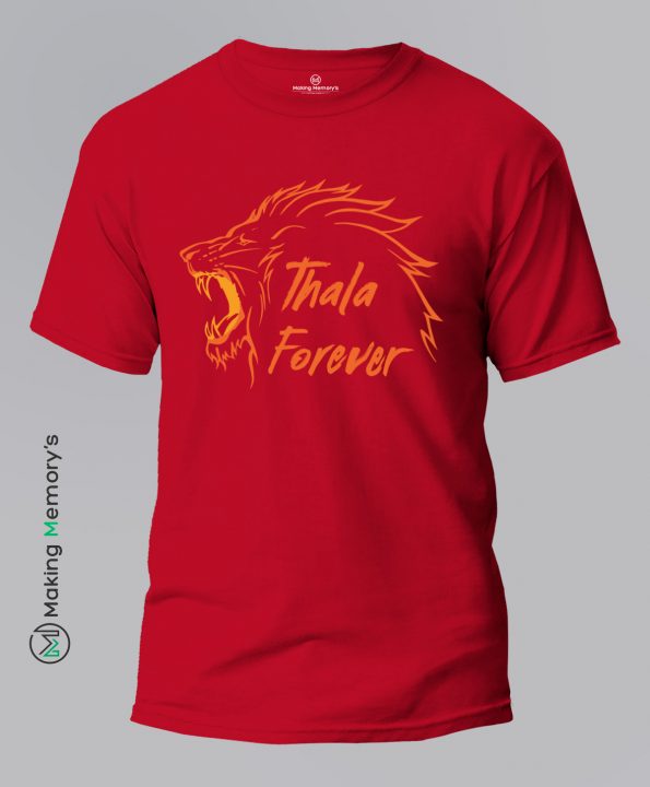 Thala-Forever-Red-T-Shirt-Making Memory’s
