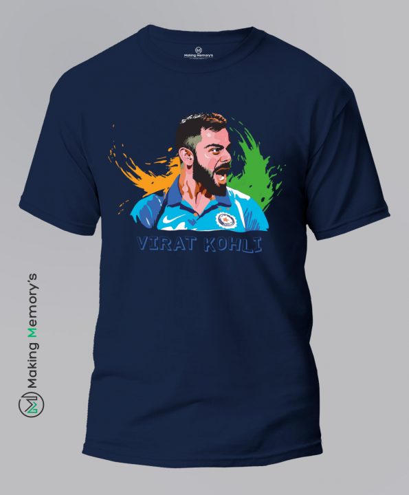 The-Virat-Kohli-Blue-T-Shirt