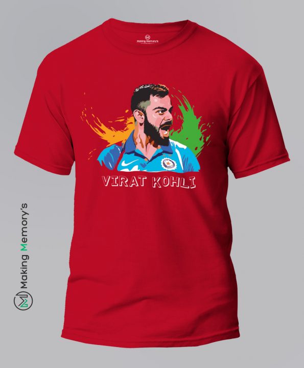 The-Virat-Kohli-Red-T-Shirt
