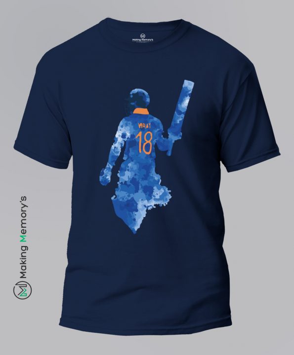 Virat-Kohli-18-Blue-T-Shirt