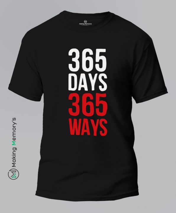 365-Days-365-Ways-Black-T-Shirt-Making Memory’s