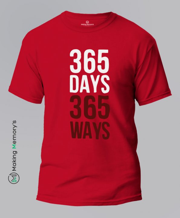 365-Days-365-Ways-Red-T-Shirt-Making Memory’s