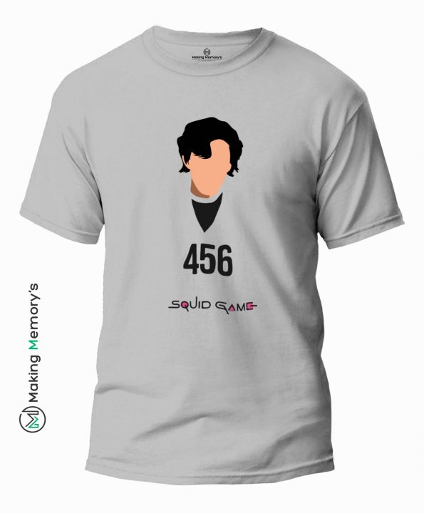 456-Squid-Game-Gray-T-Shirt-Making Memory’s