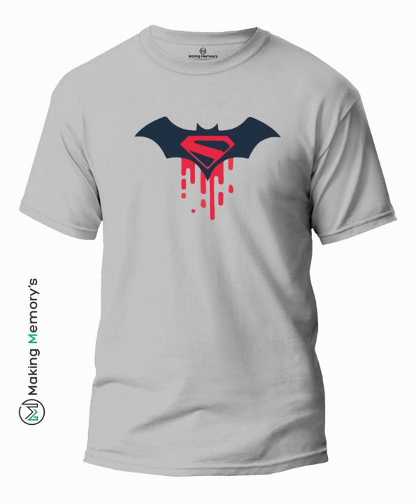 Batman-vs-Superman-Gray-T-Shirt-Making Memory’s