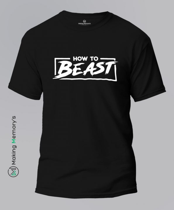 How-To-Beast-Black-T-Shirt-Making Memory’s