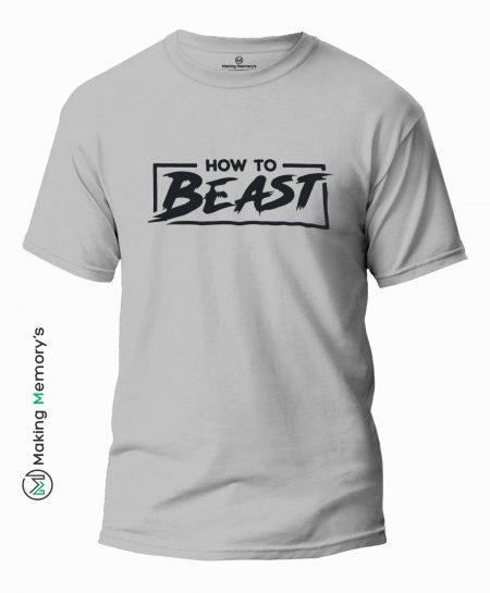 How-To-Beast-Gray-T-Shirt-Making Memory's