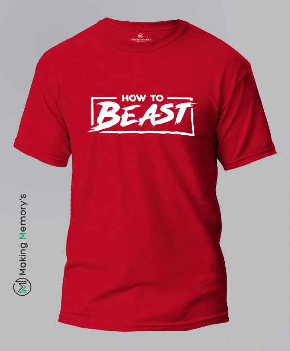 How-To-Beast-Red-T-Shirt-Making Memory’s