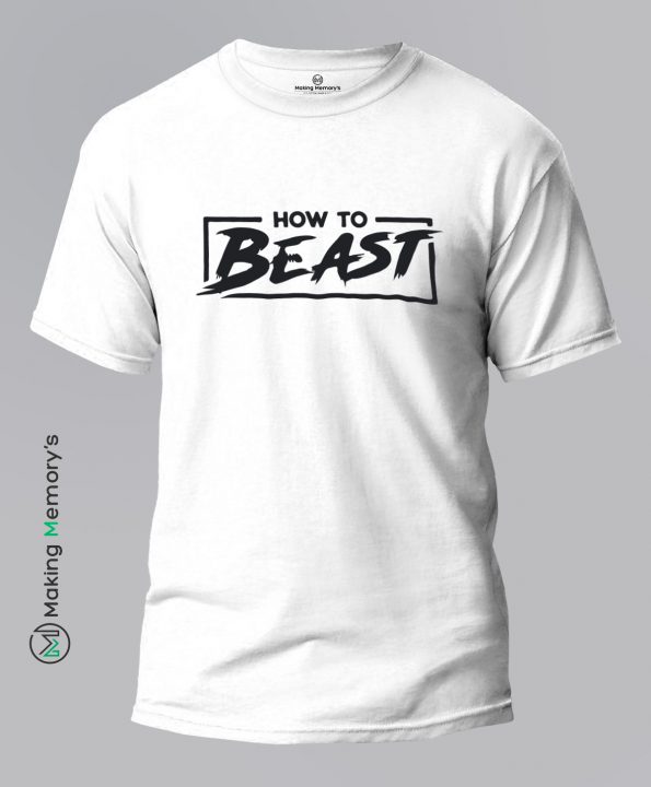 How-To-Beast-White-T-Shirt-Making Memory’s