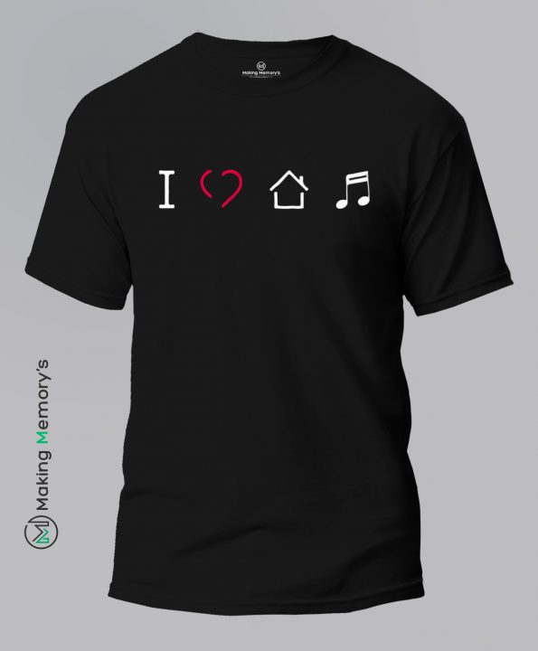 I-love-Home-Music-Black-T-Shirt-Making Memory’s