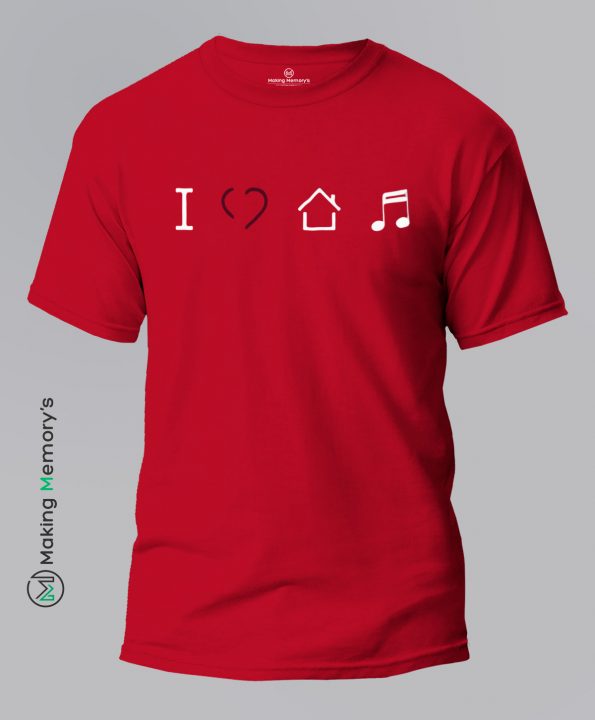 I-love-Home-Music-Red-T-Shirt-Making Memory’s