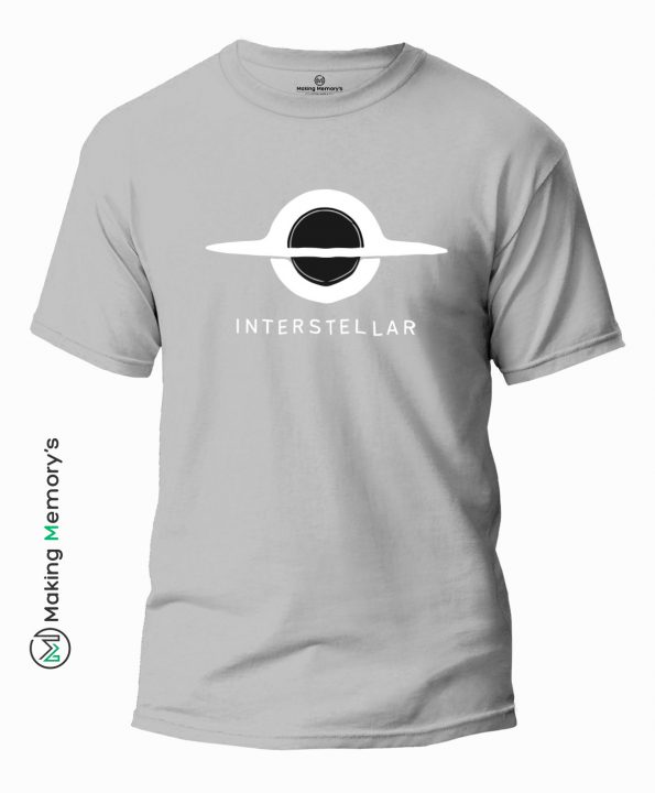 Interstellar-Blackhold-Gray-T-Shirt-Making Memory’s