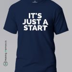 It_s-Just-A-Start-Blue-T-Shirt-Making Memory’s