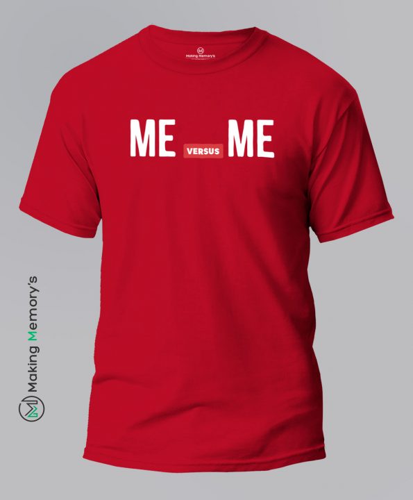 Me-Versus-Me-Red-T-Shirt-Making Memory’s