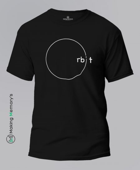Orbit-Black-T-Shirt-Making Memory's