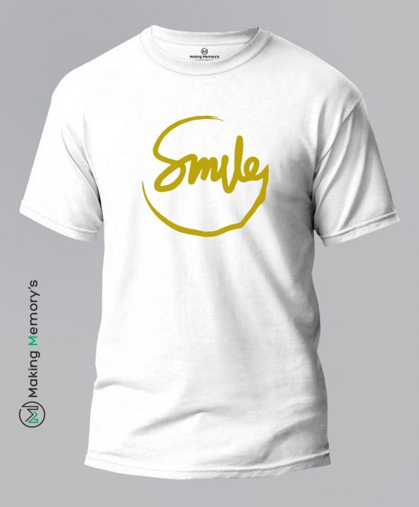 Smile-White-T-Shirt-Making Memory’s