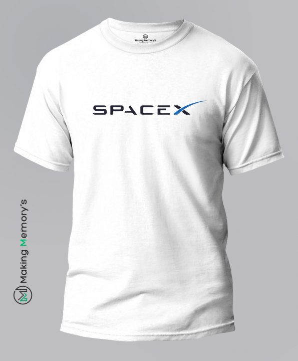 Spacex-White-T-Shirt-Making Memory’s