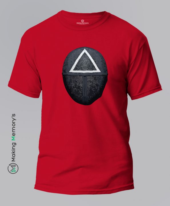 Squid-Game-Triangle-Mask-Red-T-Shirt-Making Memory’s