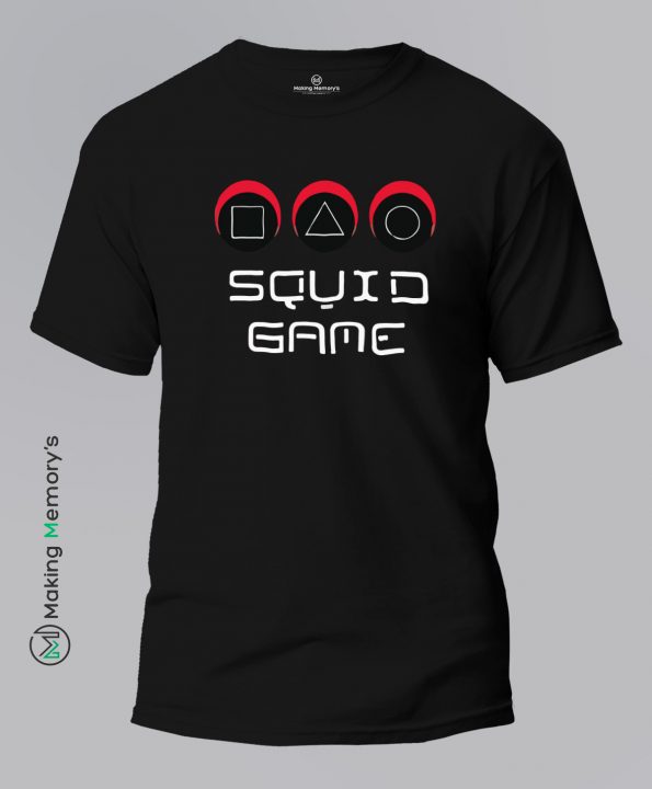 The-Face-Squid-Game-Black-T-Shirt-Making Memory’s