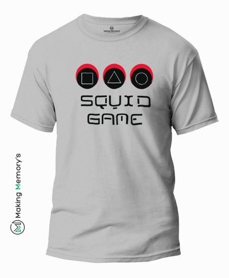 The-Face-Squid-Game-Gray-T-Shirt-Making Memory's
