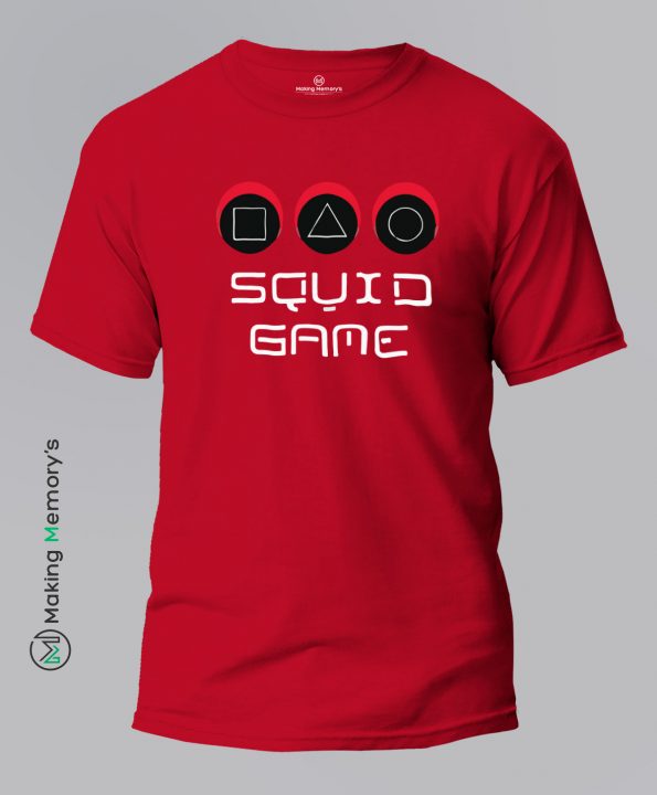 The-Face-Squid-Game-Red-T-Shirt-Making Memory’s