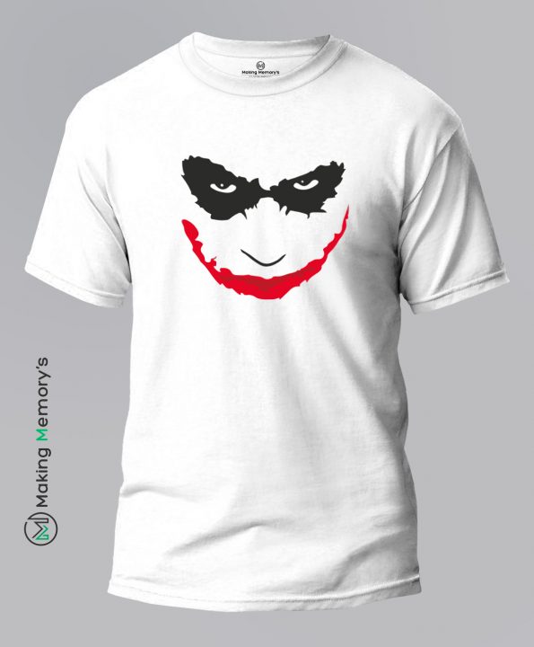 The-Joker-White-T-Shirt-Making Memory’s