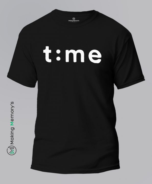 Time-Black-T-Shirt-Making Memory’s
