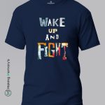 Wake-Up-And-Fight-Black-T-Shirt-Making Memory’s