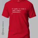 Code-BeAwesome-Red-T-Shirt - Making Memory's